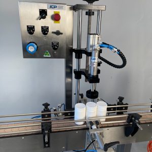 Pneumatic auto capper with air torque motor