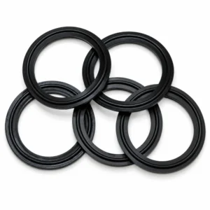 2 inch triclover seals in black EPDM rubber