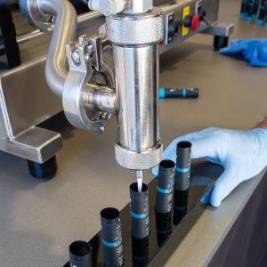 Suckback nozzle in action