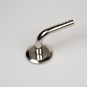 90 deg Hosetail Ferrule 1/2" 316 stainless 12mm