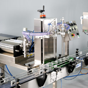 Production line for liquid filling and capping