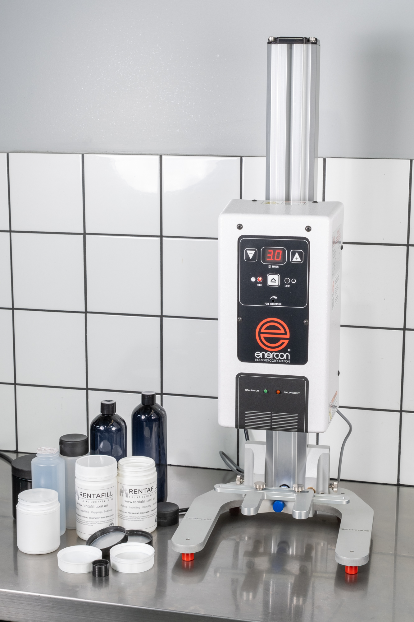 foil cap sealling machine