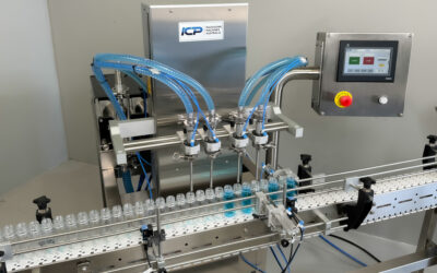 ICP Packaging Machines Australia – NEW 4 Head AUTO Liquid Filling Machine