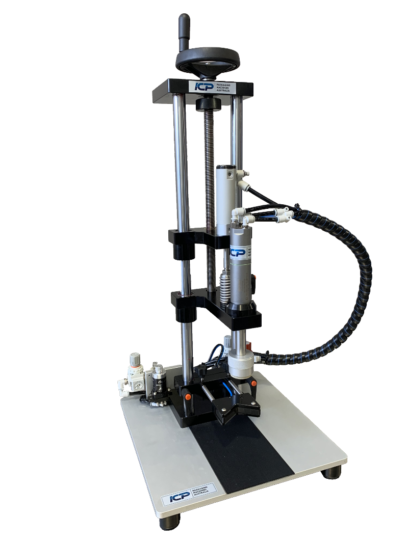 Benchtop cap tightening machine