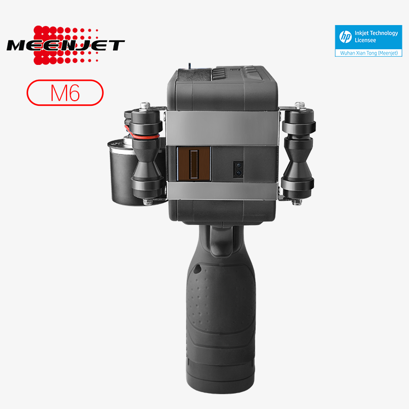 Front view of Meenjet M6 portable TIJ handheld inkjet printer