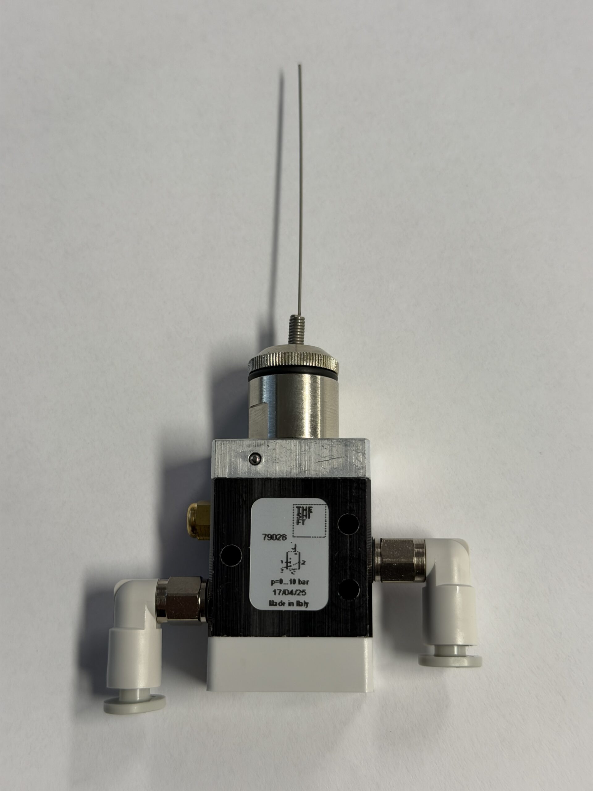 Whisker sensor valve - with air fittings