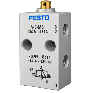FESTO V-3-M5 Stem actuated valve (3626)